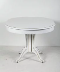 Стол обеденный Орион-5 (d1100) тон 1 с золотой патиной