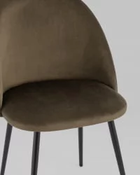 Стул Фолио велюр Коричневый