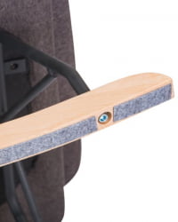 Кресло DOBRIN KIARA (серая ткань (LAR-106D-26)) 2 шт