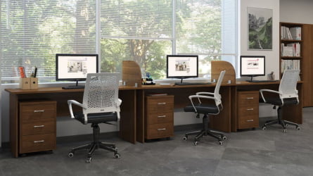 Тумба для офиса TRD29630303 Орех