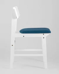 Комплект из двух стульев ОДЕН ВХИТЕ 2 шт Синий / ODEN WHITE