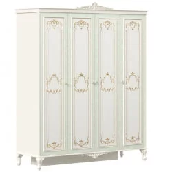 Шкаф четырехстворчатый Луиза ЛД 665.112.000 Алебастр