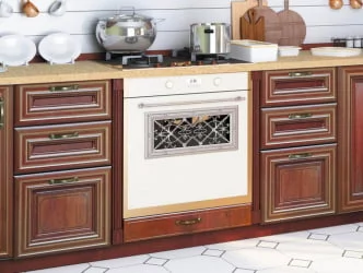 Тумба кухонная 600 для встраиваемой техники Кантри ЛД 235.104.000 Ноче Таволато