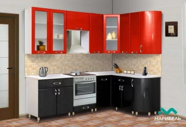 КУХОННЫЙ ГАРНИТУР «МЫЛО 128» 2,4 х 1,5 м 23085