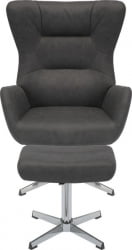 Кресло-реклайнер Everprof Apple Ткань Темно-серый
