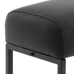 Пуф Charli Lux/Чарли Люкс экокожа , Sharp Черный