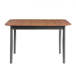 Обеденный стол Соната Люкс/ Sonata Lux table, 120х75х73 см массив сосны, антик /графит, 120х75х73 см