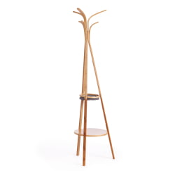Вешалка (mod. JWFU-3464) прессованный бамбук, 38,3 х 38,3 х 170 см, натуральный