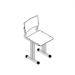 Детский стул из фанеры АЛц.СН-5-т20