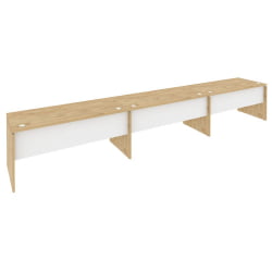 Рабочая станция ОНИКС О.РС-3.4.7 Тиквуд Светлый/Белый / ONIX O.RS-3.4.7