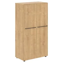 Шкаф с глухими средними дверьми LOFTIS LMC 80.1 Дуб Бофорд