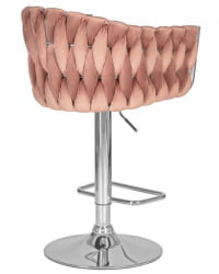 Стул барный DOBRIN MARCEL (пудрово-розовый велюр (MJ9-32)) 2 шт