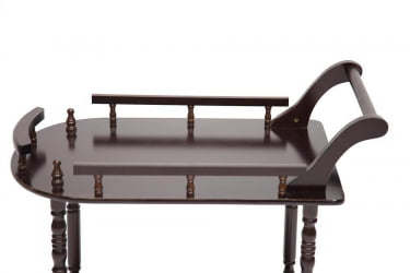 Журнальный столик на колесиках 3512 60х40х78см, Орех (Walnut)