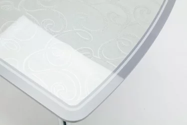 Столешница Чикаго КЗ (6191) серый,завитки серые