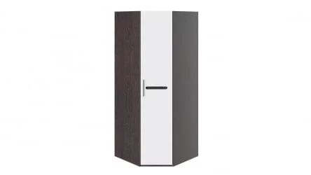 Шкаф угловой Фьюжн ТД-260.07.03 Белый глянец Венге Линум