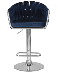 Стул барный DOBRIN MARCEL (синий велюр (MJ9-117)) 2 шт