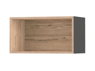 Шкаф открытый Грейс 105.38 Дуб Галифакс натуральный Оникс