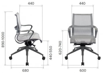 Премиум кресло Everprof Chicago Grey Сетка Зеленый