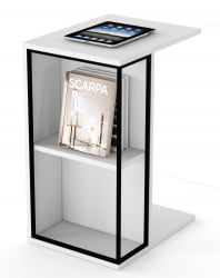 Стол приставной City белый