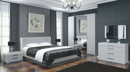 Кровать Вива 160х200 Фарго Мокко глянец