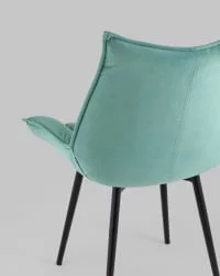 Стул обеденный Осло велюр Мятный