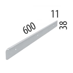 Столешница П10 алюминий