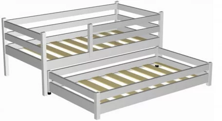 Детская кровать от 3 до 7 лет RooRoom VK-6с Серая