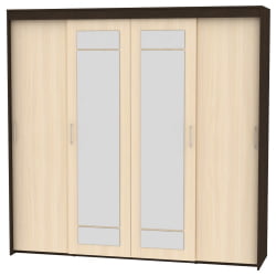 Шкаф-купе Т-5-230х235х45-М(Венге-ДМ-3) / T-5-230х235х45-M(Венге-ДМ-3)