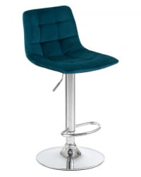 Стул барный ДОБРИН ТАИЛОР (морской волны велюр (МДЖ9-99)) 2 шт / DOBRIN TAILOR (MJ9-99))