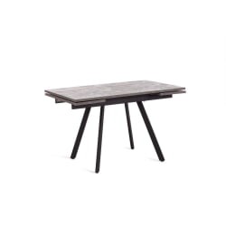 Стол VIGO ЛДСП/HPL/металл, 120 x 80 x 30 х 30 х 75 см, Черная сосна/черный