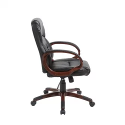 Кресло руководителя EChair-634 TR 470981 Чёрное