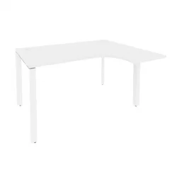 Стол эргономичный правый на П-образном м/к ONIX O.MP-SA-3R Белый Бриллиант