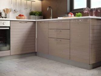 Тумба кухонная 600 с 3 ящиками (4) Анастасия ЛД 030.103.000 М Капучино