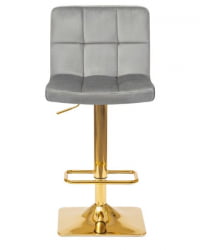 Стул барный DOBRIN GOLDIE (серый велюр (MJ9-75)) 2 шт