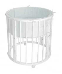 Детская кровать-манеж Merry Happy 01 Белая