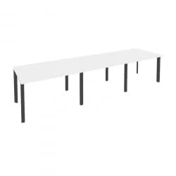 Стол переговорный (3 столешницы) ONIX O.MP-PRG-3.2 Белый Бриллиант/Антрацит