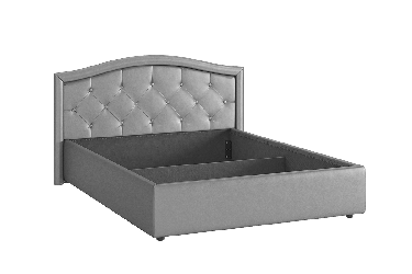 Двуспальная кровать я ящиком Верона с основанием ZO.KM1.4-01 ZO.KM1.4-01 бронза (экокожа)