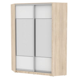 Шкаф-купе YA-198х1250-1(ДСС-Белый-D3D3)