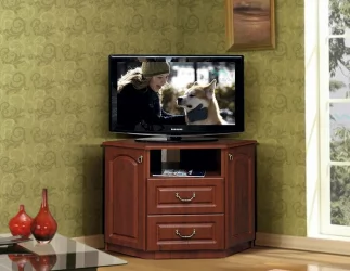 Тумба под ТВА угловая Гармония-4 (Итальянский орех)