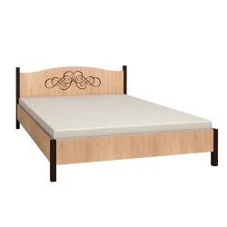 Кровать (1800) ADELE 1 Дуб Сонома/Орех шоколадный(спальня)