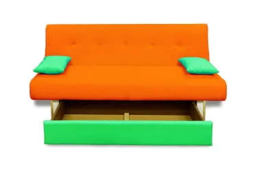 Диван MANGO 4 (2 категория) Оранжевый Зеленый