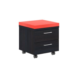 Тумба Мобильная XMC-2D Легно Темный/Красный