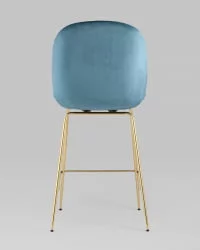 Стул полубарный Beetle со спинкой gold Маренго