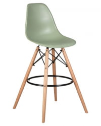 Стул барный DOBRIN DSW BAR (ножки светлый бук, цвет мятный (NX-G-09)) 2 шт