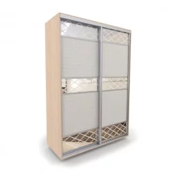 Шкаф-купе 2-х дверный Акцент-Лайн КР 1600х600 Дуб молочный