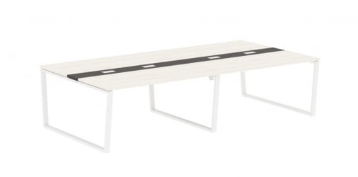 Стол переговорный EDIS EVCT 3116 Ясень Траун Мокко Белый