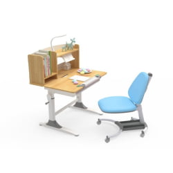 Стол письменный детский с регулировкой высоты и полками EUREKA ECD-XYL-80