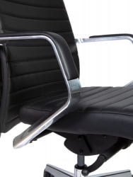 Кресло руководителя СИЕНА M кожа Черный