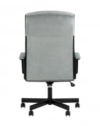 Кресло руководителя TopChairs ST-DOMINGO Серо-голубой