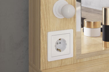 Трюмо Зара SMZ-03 дуб сонома/белый